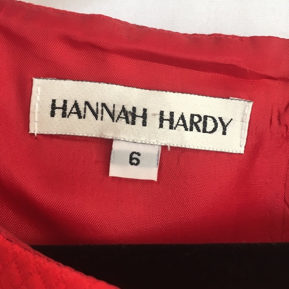 Hannah Hardy Red and Pink Dress - Picture 2 of 4